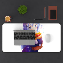 Load image into Gallery viewer, Is The Order A Rabbit? Mouse Pad (Desk Mat) With Laptop
