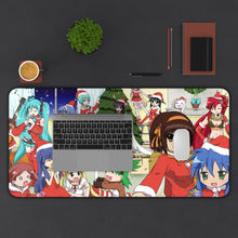 Load image into Gallery viewer, Anime Christmas Mouse Pad (Desk Mat) With Laptop
