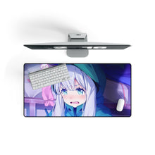 Load image into Gallery viewer, EroManga-Sensei Mouse Pad (Desk Mat) On Desk
