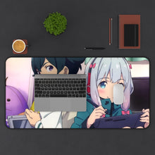 Load image into Gallery viewer, EroManga-Sensei Mouse Pad (Desk Mat) With Laptop

