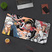 Load image into Gallery viewer, Monkey D. Luffy Mouse Pad (Desk Mat) On Desk

