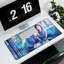Load image into Gallery viewer, Anime Girl Mouse Pad (Desk Mat) With Laptop
