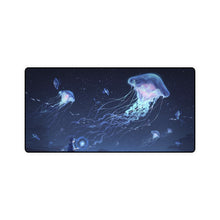 Load image into Gallery viewer, Boy in a land of jellyfish Mouse Pad (Desk Mat)
