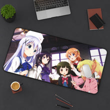 Load image into Gallery viewer, Is The Order A Rabbit? Mouse Pad (Desk Mat) On Desk
