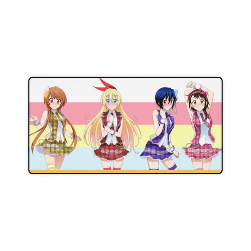 Nisekoi Chitoge Kirisaki, Kosaki Onodera, Seishirou Tsugumi, Marika Tachibana Mouse Pad (Desk Mat)