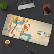 Load image into Gallery viewer, Kirisaki Chitoge Mouse Pad (Desk Mat) On Desk
