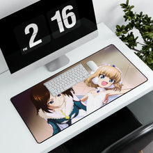 Load image into Gallery viewer, Girls und Panzer Mouse Pad (Desk Mat) With Laptop
