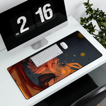 Load image into Gallery viewer, Fairy Tail Natsu Dragneel, Lucy Heartfilia Mouse Pad (Desk Mat) With Laptop
