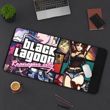 Load image into Gallery viewer, Black Lagoon Mouse Pad (Desk Mat) On Desk
