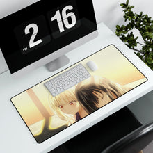 Load image into Gallery viewer, Lycoris Recoil Takina Inoue, Chisato Nishikigi Mouse Pad (Desk Mat) With Laptop
