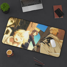 Load image into Gallery viewer, Seraph Of The End Mouse Pad (Desk Mat) On Desk
