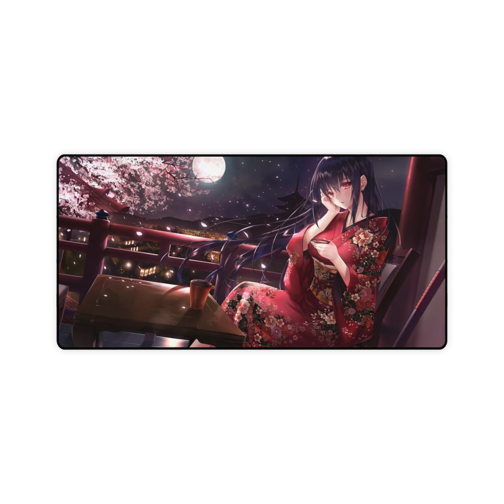Anime Girl Mouse Pad (Desk Mat)