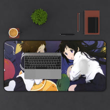 Load image into Gallery viewer, Eru Chitanda  Mayaka Ibara School uniform Mouse Pad (Desk Mat) With Laptop
