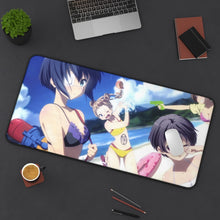 Load image into Gallery viewer, Love, Chunibyo &amp; Other Delusions Rikka Takanashi, Sanae Dekomori, Shinka Nibutani, Kumin Tsuyuri Mouse Pad (Desk Mat) On Desk
