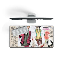 Load image into Gallery viewer, Bleach Ichigo Kurosaki, Rukia Kuchiki Mouse Pad (Desk Mat) On Desk
