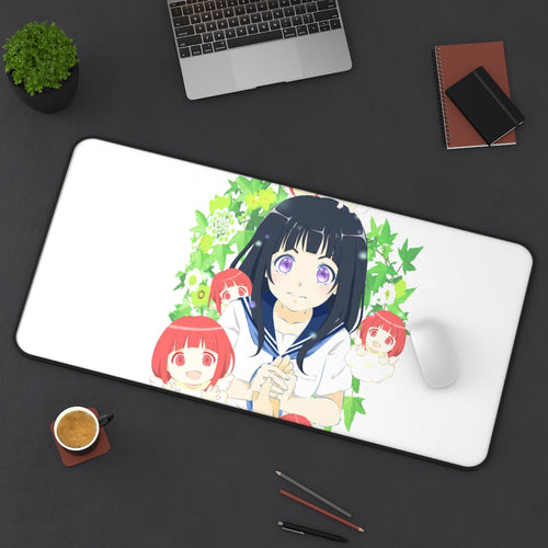 Eru Chitanda Nervous face Mouse Pad (Desk Mat) On Desk
