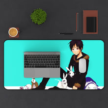 Load image into Gallery viewer, Durarara!! Izaya Orihara Mouse Pad (Desk Mat) With Laptop

