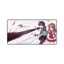 Load image into Gallery viewer, Kirito and Asuna Mouse Pad (Desk Mat)
