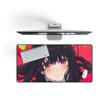 Load image into Gallery viewer, Anime Girl Mouse Pad (Desk Mat) On Desk
