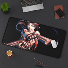 Load image into Gallery viewer, Black Lagoon Mouse Pad (Desk Mat) On Desk
