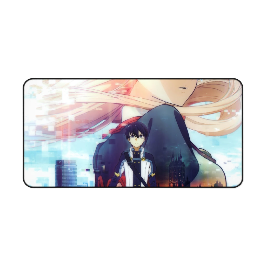 Sword Art Online Kazuto Kirigaya, Asuna Yuuki Mouse Pad (Desk Mat)