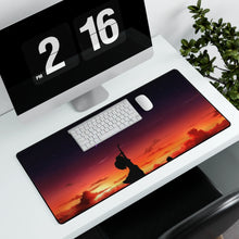 Load image into Gallery viewer, Anime Sunset Mouse Pad (Desk Mat) With Laptop
