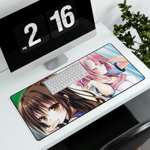 Load image into Gallery viewer, Momo Belia Deviluke &amp; Yuuki Mikan Mouse Pad (Desk Mat)
