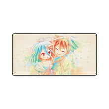 Load image into Gallery viewer, Sora and Shiro Mouse Pad (Desk Mat)
