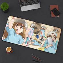 Load image into Gallery viewer, Platelets Mouse Pad (Desk Mat) On Desk
