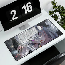 Load image into Gallery viewer, Anime Girl with Glasses Smoking Mouse Pad (Desk Mat)

