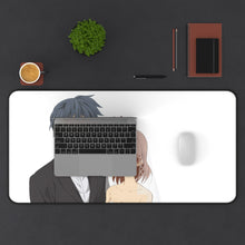 Load image into Gallery viewer, Clannad Tomoya Okazaki, Nagisa Furukawa Mouse Pad (Desk Mat) With Laptop
