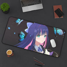 Load image into Gallery viewer, Panty &amp; Stocking with Garterbelt Stocking Anarchy, Panty Stocking With Garterbelt Mouse Pad (Desk Mat) On Desk
