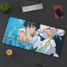 Load image into Gallery viewer, A Certain Magical Index Kamijou Touma, Index Librorum Prohibitorum Mouse Pad (Desk Mat) With Laptop
