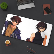 Load image into Gallery viewer, Code Geass Lelouch Lamperouge, Suzaku Kururugi Mouse Pad (Desk Mat) On Desk
