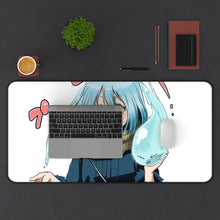 Load image into Gallery viewer, Rimuru Tempest in human form play with slime form Mouse Pad (Desk Mat) With Laptop
