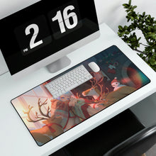 Load image into Gallery viewer, Christmas Reindeer Anime Girl Mouse Pad (Desk Mat)
