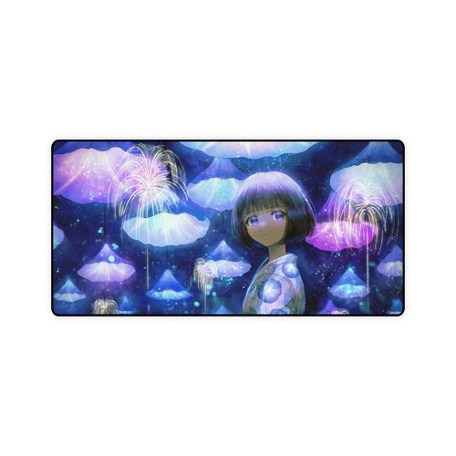 Anime Girl Mouse Pad (Desk Mat)