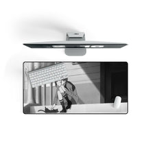 Load image into Gallery viewer, Ichigo 015 and Black Cat Mouse Pad (Desk Mat) On Desk
