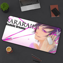 Load image into Gallery viewer, Durarara!! Izaya Orihara Mouse Pad (Desk Mat) On Desk
