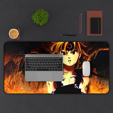 Load image into Gallery viewer, MELIODAS NANATSU NO TAIZAI Mouse Pad (Desk Mat) With Laptop
