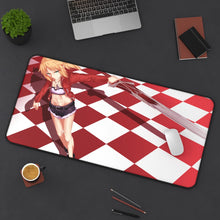 Load image into Gallery viewer, Fate/Apocrypha Saber Of Red Mouse Pad (Desk Mat) On Desk
