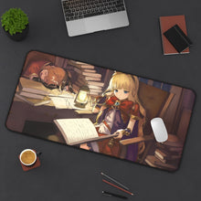 Load image into Gallery viewer, Granblue Fantasy Cagliostro, Clarisse, Granblue Fantasy Mouse Pad (Desk Mat) On Desk
