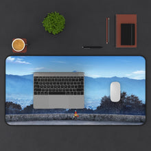 Load image into Gallery viewer, Laid-Back Camp by Mouse Pad (Desk Mat) With Laptop
