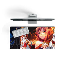 Load image into Gallery viewer, Kirito and Asuna Mouse Pad (Desk Mat) On Desk
