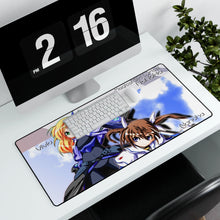 Load image into Gallery viewer, Magical Girl Lyrical Nanoha Mouse Pad (Desk Mat) With Laptop
