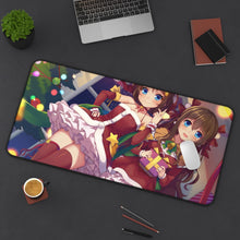 Load image into Gallery viewer, Anime Christmas Mouse Pad (Desk Mat) On Desk
