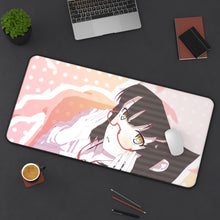 Load image into Gallery viewer, Katou Megumi Mouse Pad (Desk Mat) On Desk
