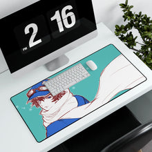 Load image into Gallery viewer, Letter Bee Mouse Pad (Desk Mat) With Laptop

