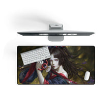 Load image into Gallery viewer, Anime Warrior Girl Mouse Pad (Desk Mat) On Desk
