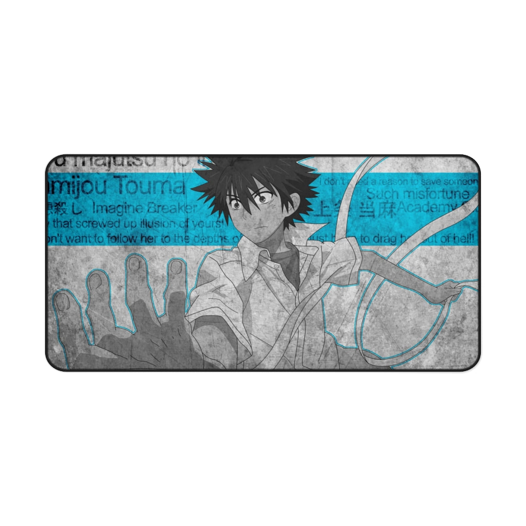 A Certain Magical Index Kamijou Touma Mouse Pad (Desk Mat)